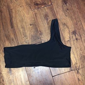 Black bathing suit top
